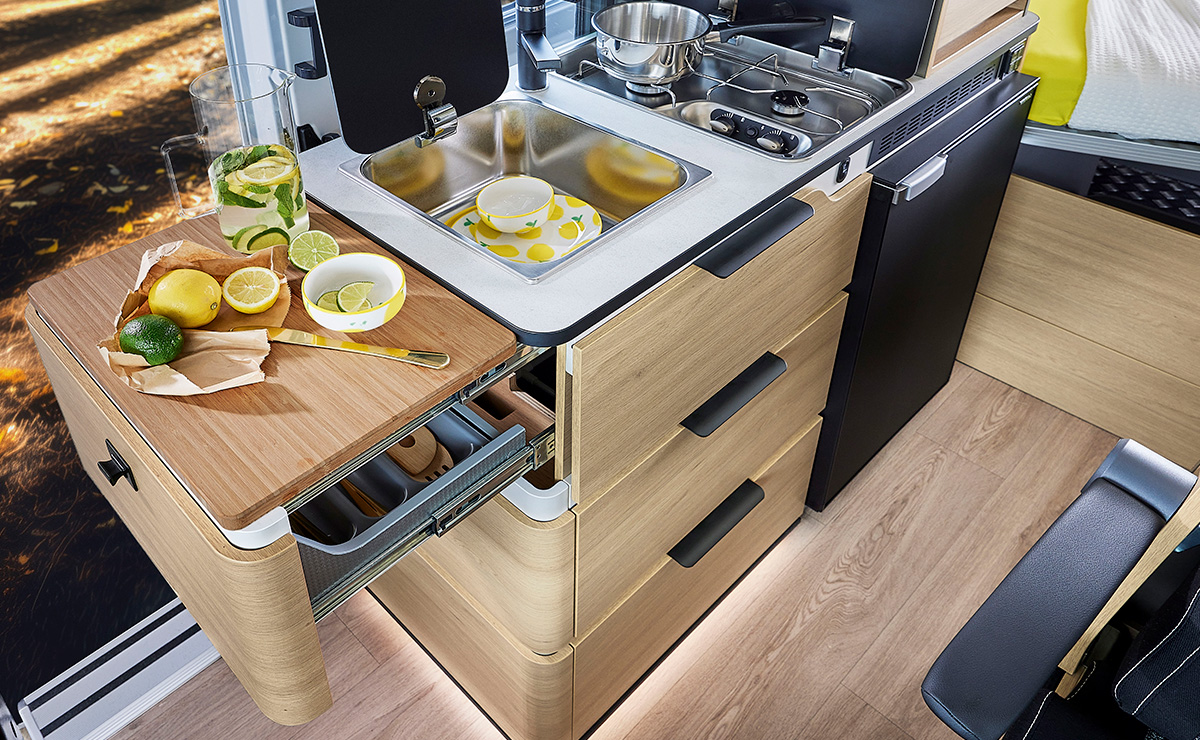 Geconverteerd busje Dreamer D43 SELECT