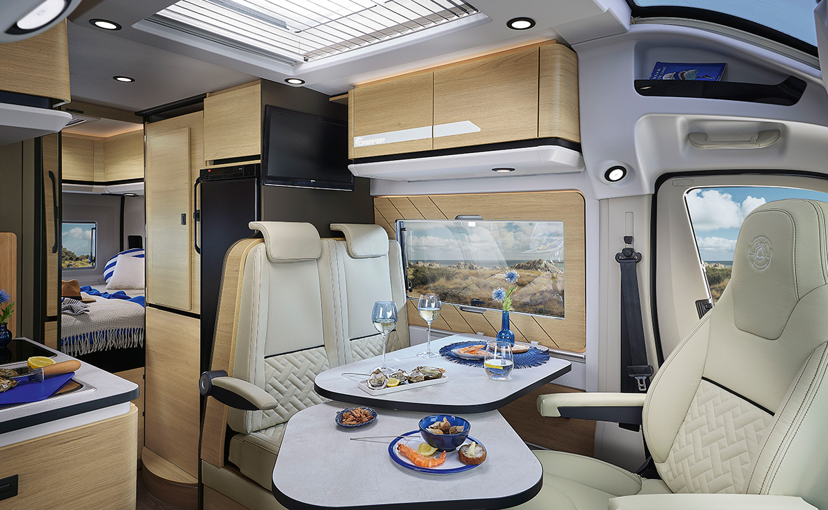 Geconverteerd busje Dreamer D55 SELECT